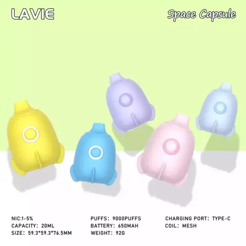 LAVIE Astronaut 9000 Puffs 18 ml USB-C & 10 Aromen